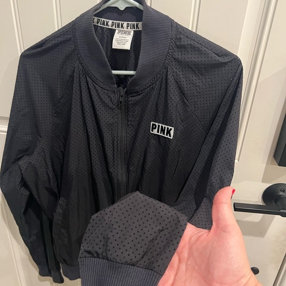Victoria's Secret PINK Black Mesh Jacket - Picture 8 of 10